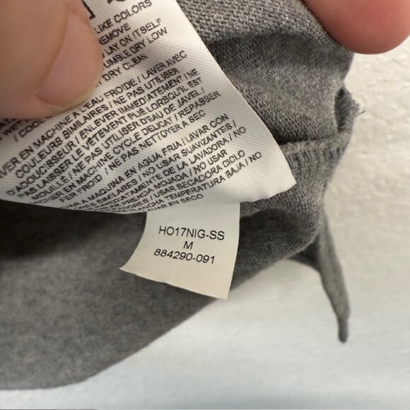 Share Nike Jordan Air EMB Men’s T-shirt Gray Medium NWT 884290-091 - Picture 5 of 8